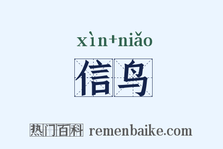 信鸟是什么意思的图片